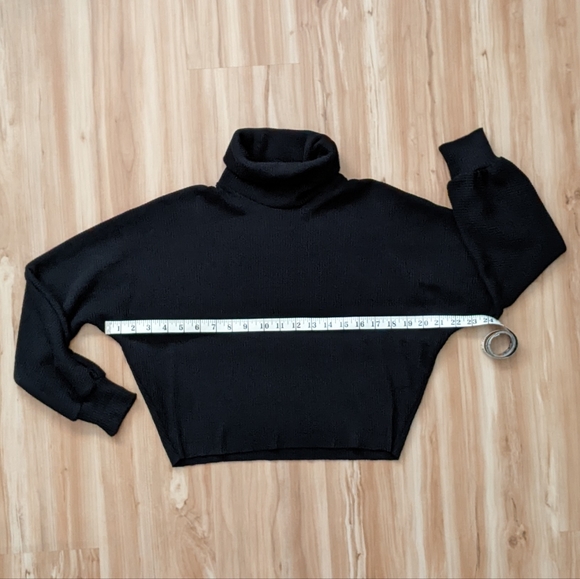 Sky and Sparrow Dolman Rib Turtleneck Sweater - Picture 2 of 11